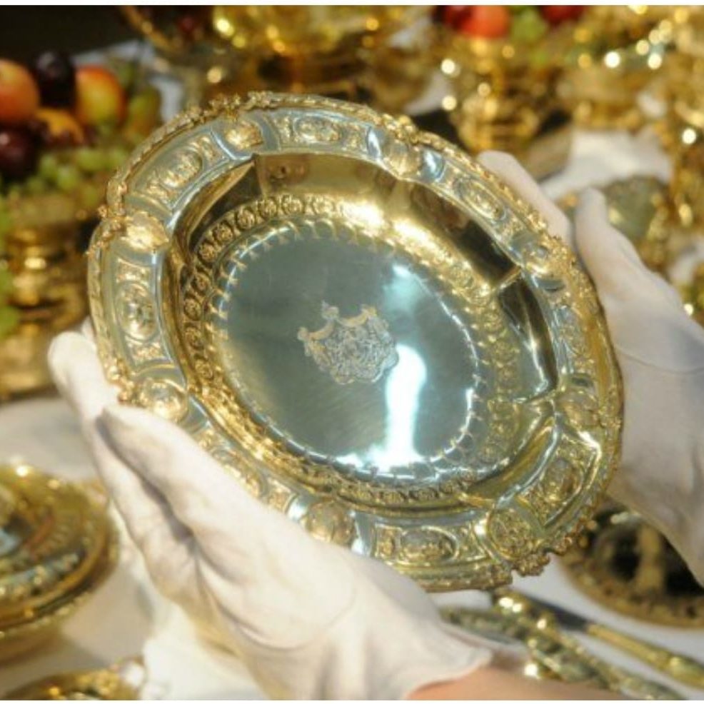 The Great Banquet Service of the Maharaja unveiled at the Faberge Museum